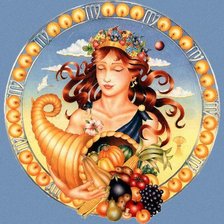 Схема вышивки «рог изобилия»