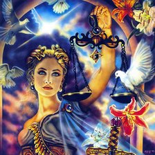 Схема вышивки «весы»