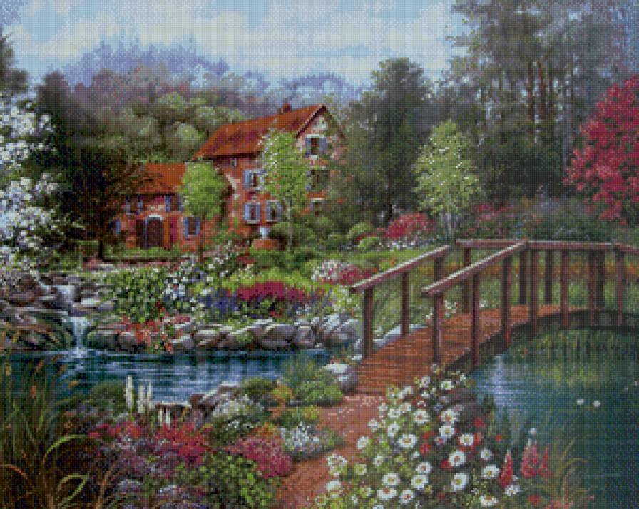 Домик у пруда - предпросмотр