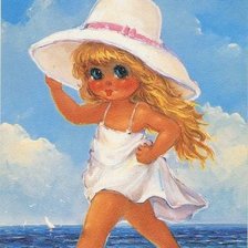 Схема вышивки «Girl»