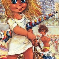 Схема вышивки «Girl»