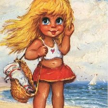 Схема вышивки «Girl»