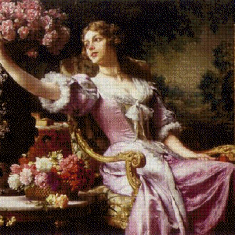 дама в лиловом - предпросмотр