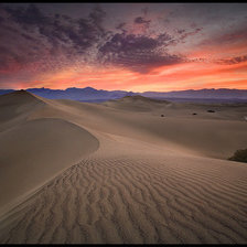 Схема вышивки «Закат в пустыне»
