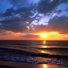 Схема вышивки «Морской закат»