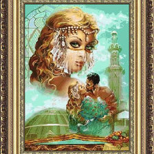 Схема вышивки «гарем 2»