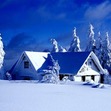 Схема вышивки «пейзаж»