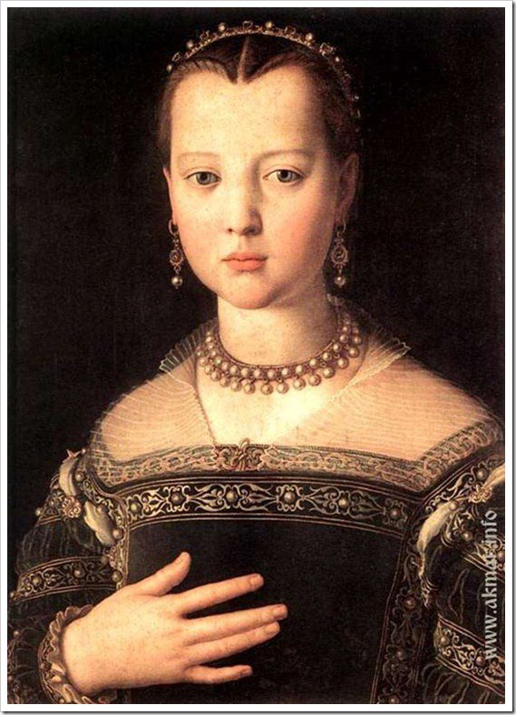 Портрет Марии Медичи. - принцессы, картины, девушки, портреты - оригинал