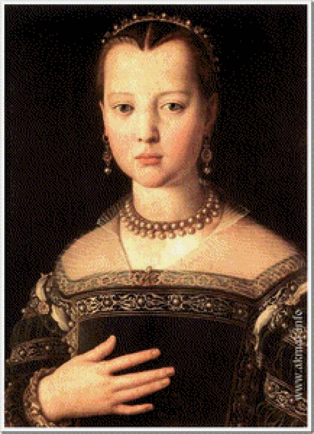 Портрет Марии Медичи. - портреты, девушки, картины, принцессы - предпросмотр
