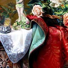 Схема вышивки «старинная картина часть 2»