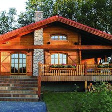 Схема вышивки «серия "дома"»