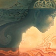 Схема вышивки «Девушка»