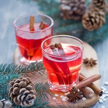 Схема вышивки «Новогодний коктель»