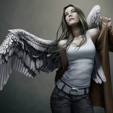 Схема вышивки «Ангел»