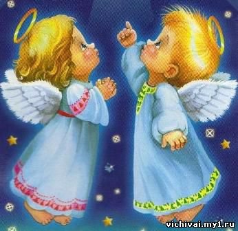 ангелы считают звезды - ангелы, детские - оригинал