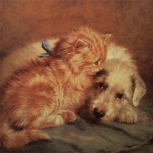 Схема вышивки «Маленькие друзья»