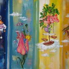 Схема вышивки «времена года»