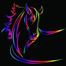 Схема вышивки «2014 - Год Лошади»