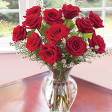 Схема вышивки «Розы в вазе»