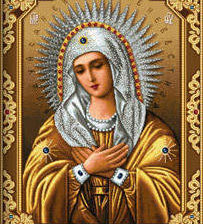 Схема вышивки «умиление»