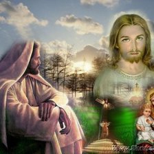 Схема вышивки «бог, ииссус, религия»