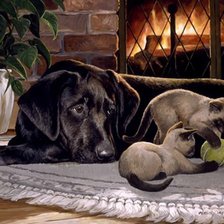 Схема вышивки «нянька»