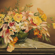 Схема вышивки «Осенний букет»