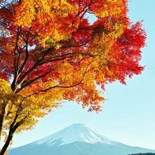 Схема вышивки «Фудзияма»