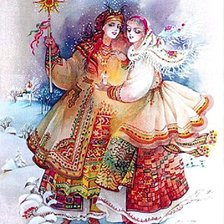 Схема вышивки «Ночь перед Рождеством»