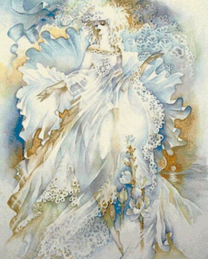 Утренняя нежность - девушка, природа, платье - предпросмотр