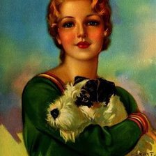 Схема вышивки «ретро»