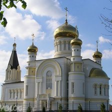 Схема вышивки «Свято-Георгиевский кафедральный собор г. Владикавказ. ДМС»