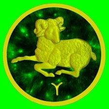 Схема вышивки «овен»