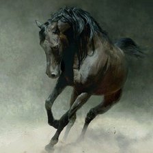 Схема вышивки «Лошадь»