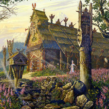 Схема вышивки «русские сказки»