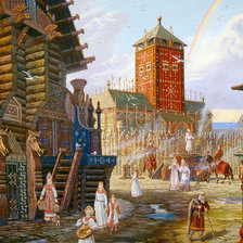 Схема вышивки «русские сказки»