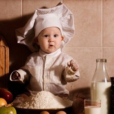 Схема вышивки «поваренок»