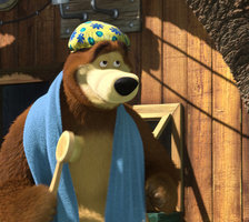 Схема вышивки «Медведь»