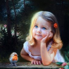 Схема вышивки «Милая крошка»