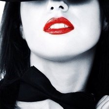 Схема вышивки «Роковая женщина»