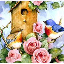 Схема вышивки «Весна»