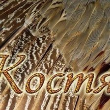 Схема вышивки «костя»