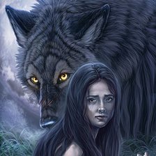 Схема вышивки «в лунном сиянье...»