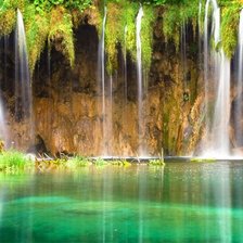 Схема вышивки «водопад»