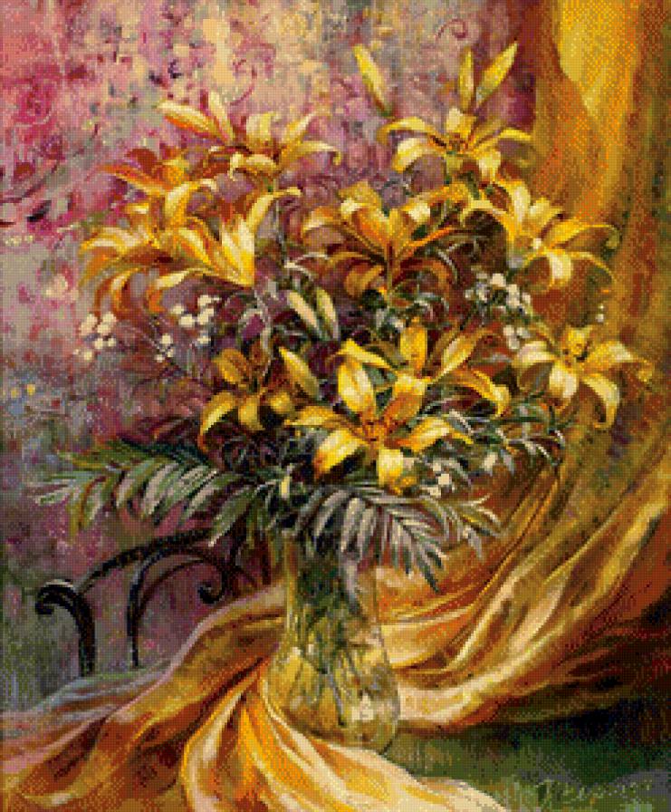 осенний натюрморт - натюрморт, цветы - предпросмотр