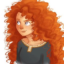 Схема вышивки «рыжая»