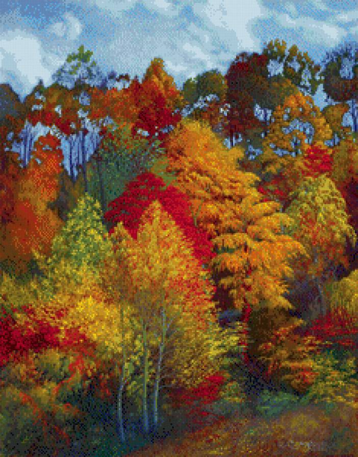 Серия "Пейзажи" - осень, пейзаж - предпросмотр