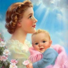 Схема вышивки «мама»