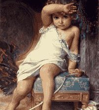 Схема вышивки «Ребенок с лошадкой»