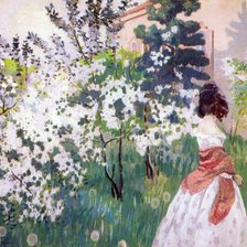 Схема вышивки «Весна Борисов-Мусатов, Виктор Эльпидифорович»